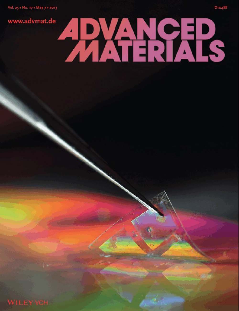 2013 Cover of Advanced Materials, Volume 25, Issue 17