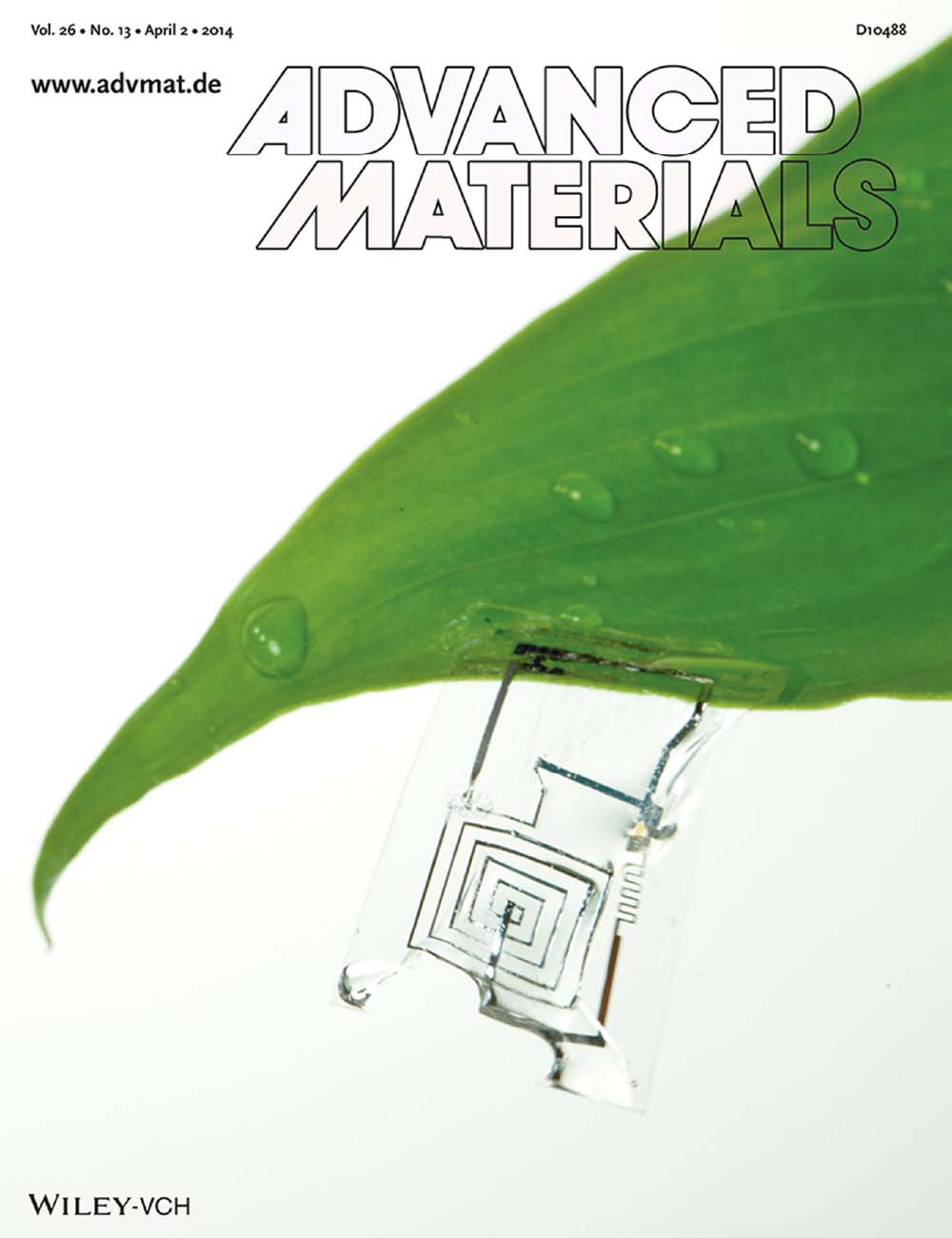 2014 Cover of Advanced Materials, Volume 26, Issue 13