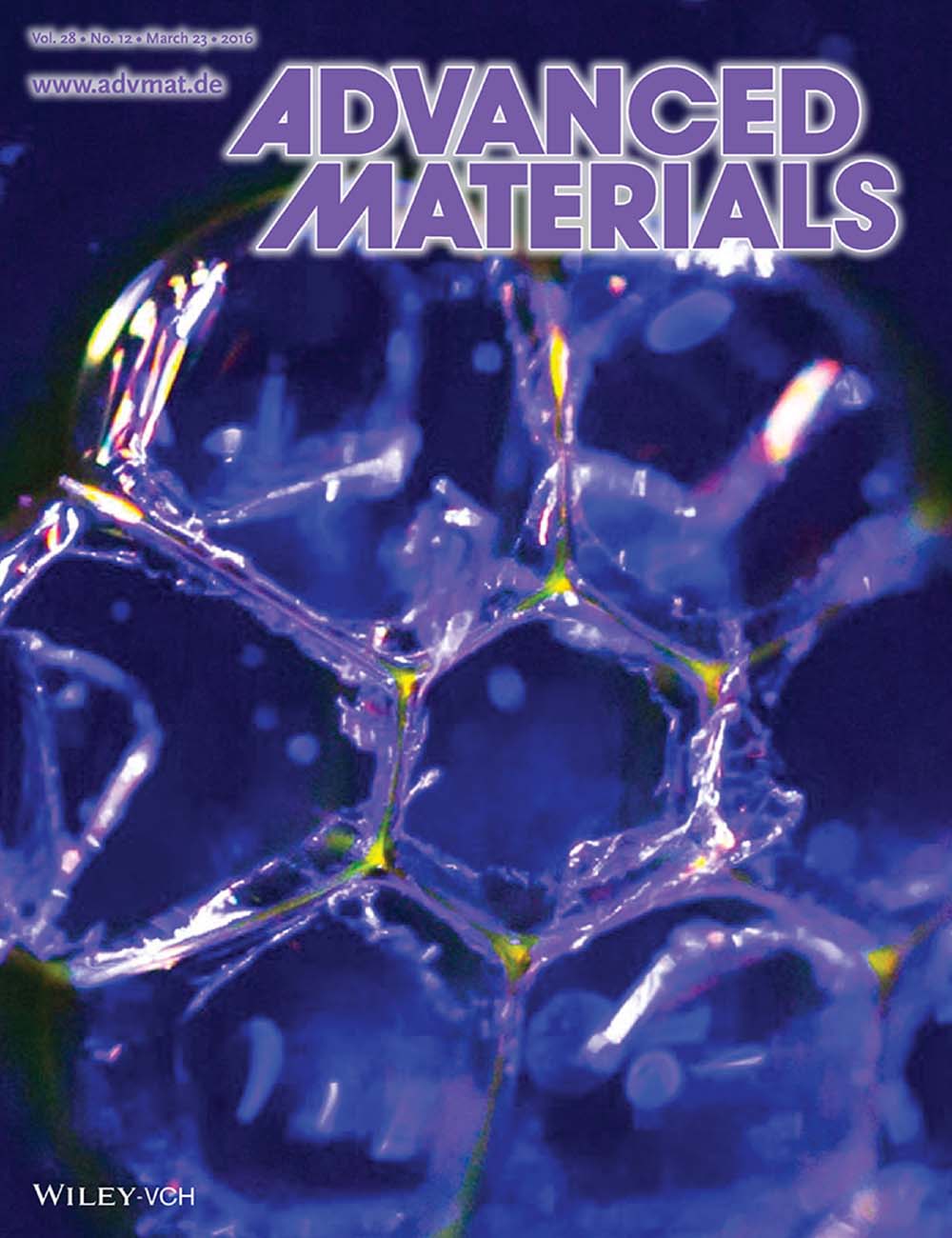 2016 Cover of Advanced Materials, Volume 28, Issue 12