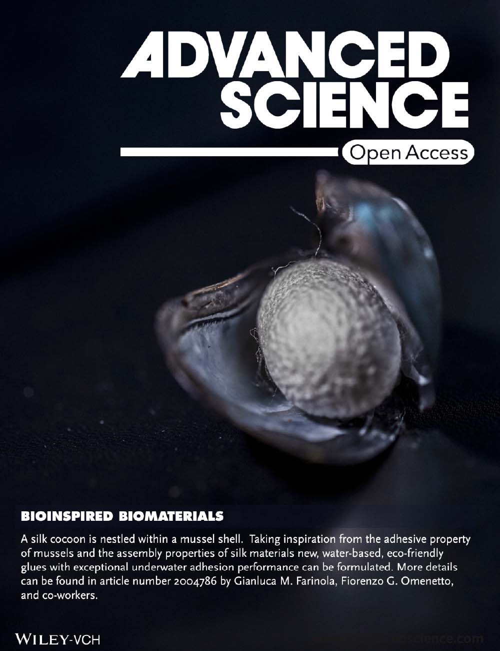 2021 Frontipiece of Advanced Science, Volume 8, Issue 16