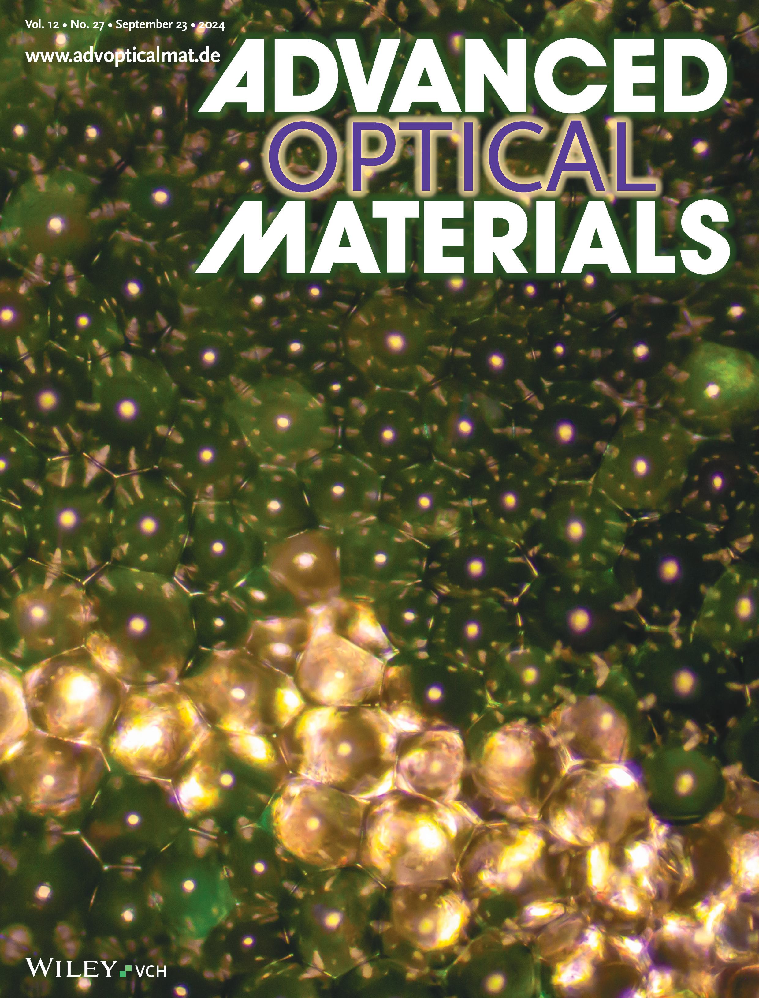 2024 Cover of Advanced Optical Materials, Volume 12